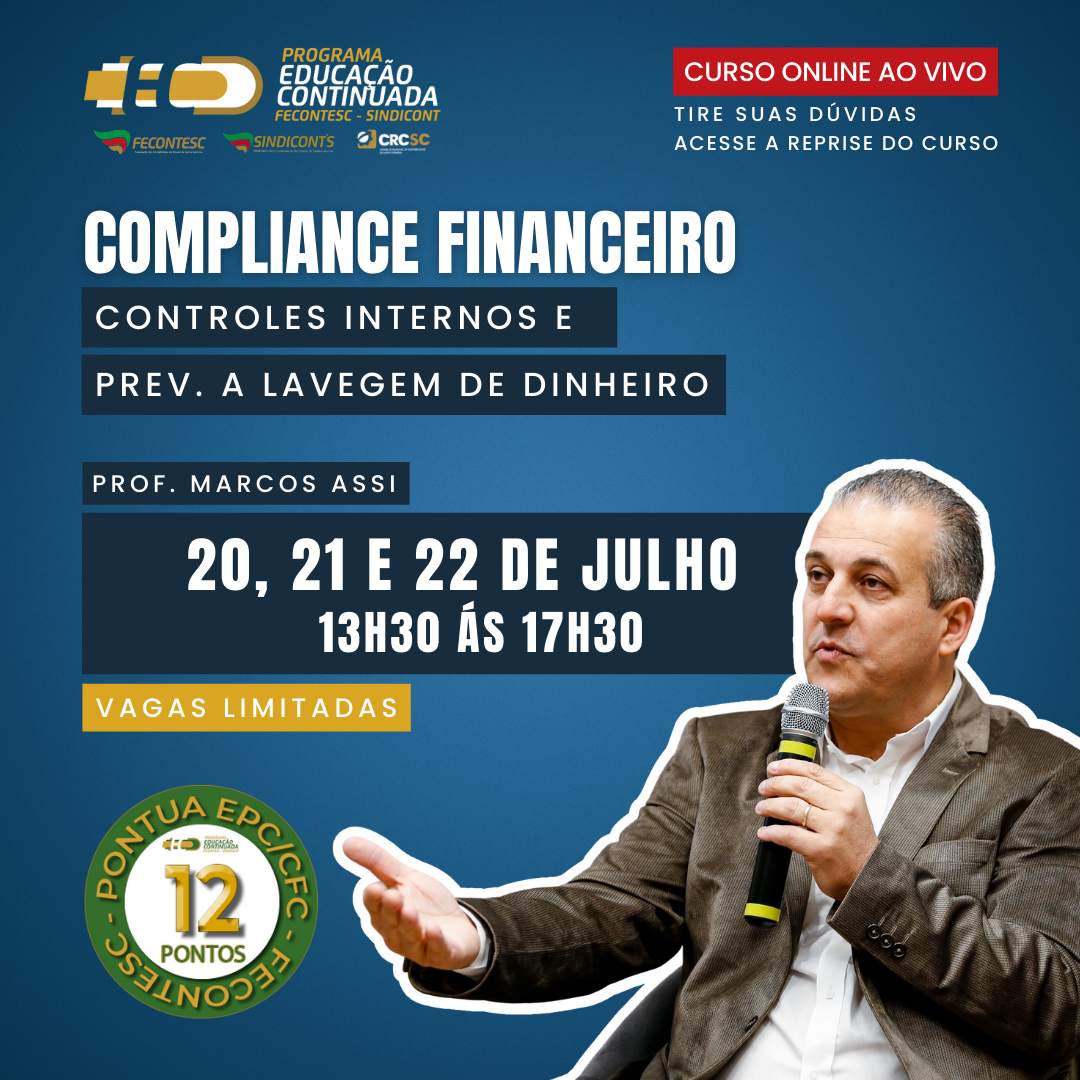 COMPLIANCE FINANCEIRO, CONTROLES INTERNOS E PREV. A LAVAGEM DE DINHEIRO - PONTUA 12 PONTOS EPC