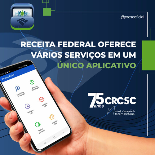 Receita Federal oferece vários serviços em um único aplicativo