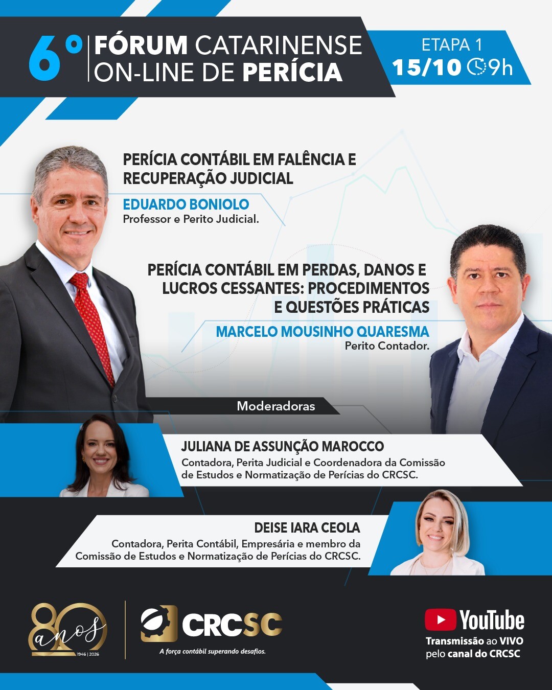 6° Fórum Catarinense on-line de Perícia - Etapa 1