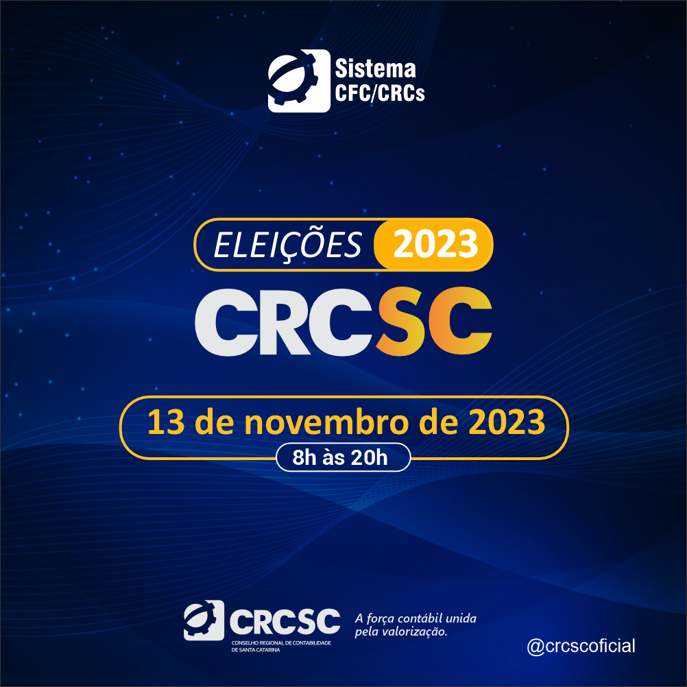 Eleições do CRCSC nesta segunda-feira (13): tudo que você precisa saber para votar